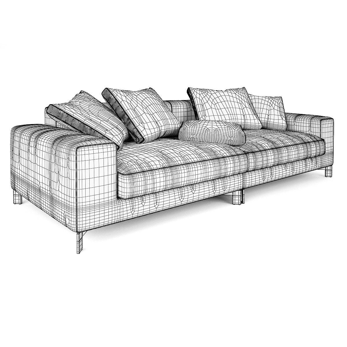 Busnelli Take it easy Sofa Set 3D Model