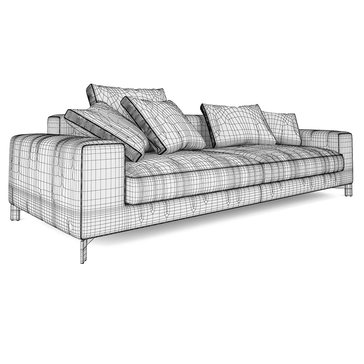 Busnelli Take it easy Sofa Set 3D Model