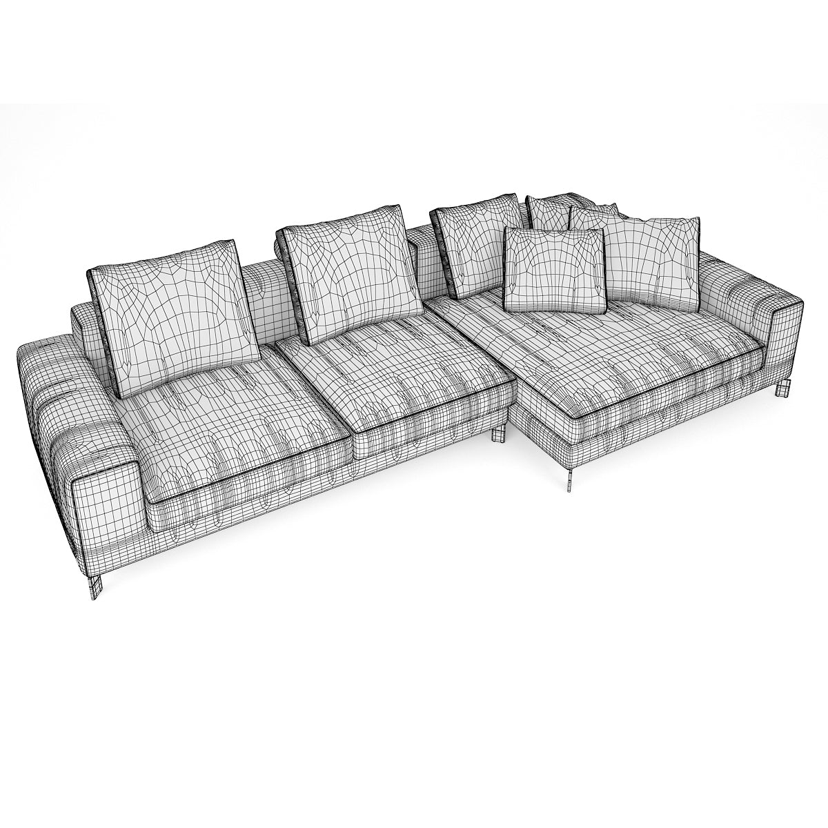 Busnelli Take it easy Sofa Set 3D Model