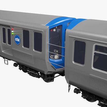 Chicago CTA Train 7000 Series 3D Model