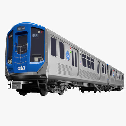 Chicago CTA Train 7000 Series 3D Model