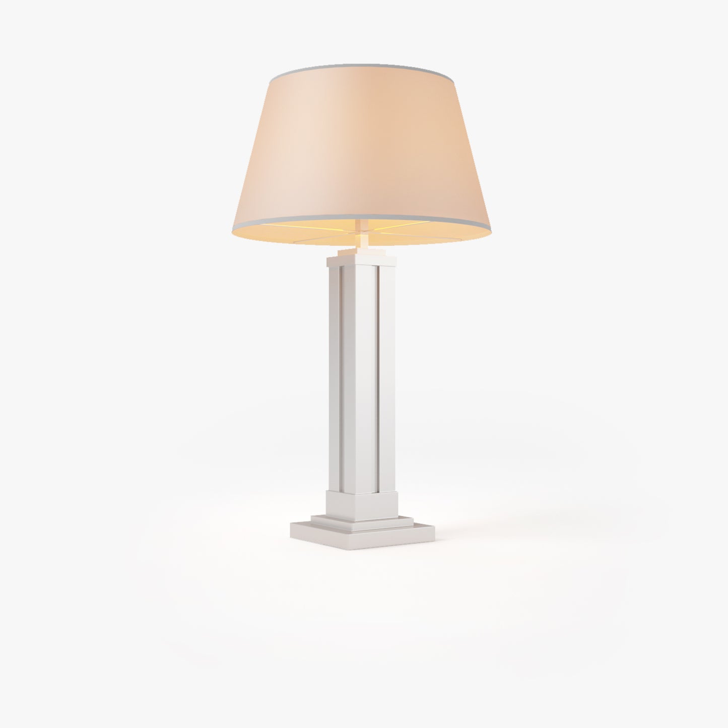 FREE City Lights Detroit - Wright Table Lamp 3D Model