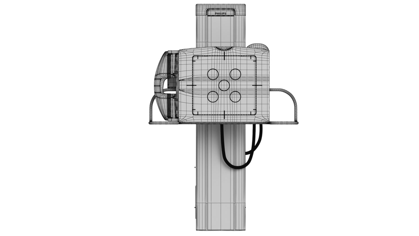 Philips Fluoroscopy CombiDiagnost R90 Set 3D Model