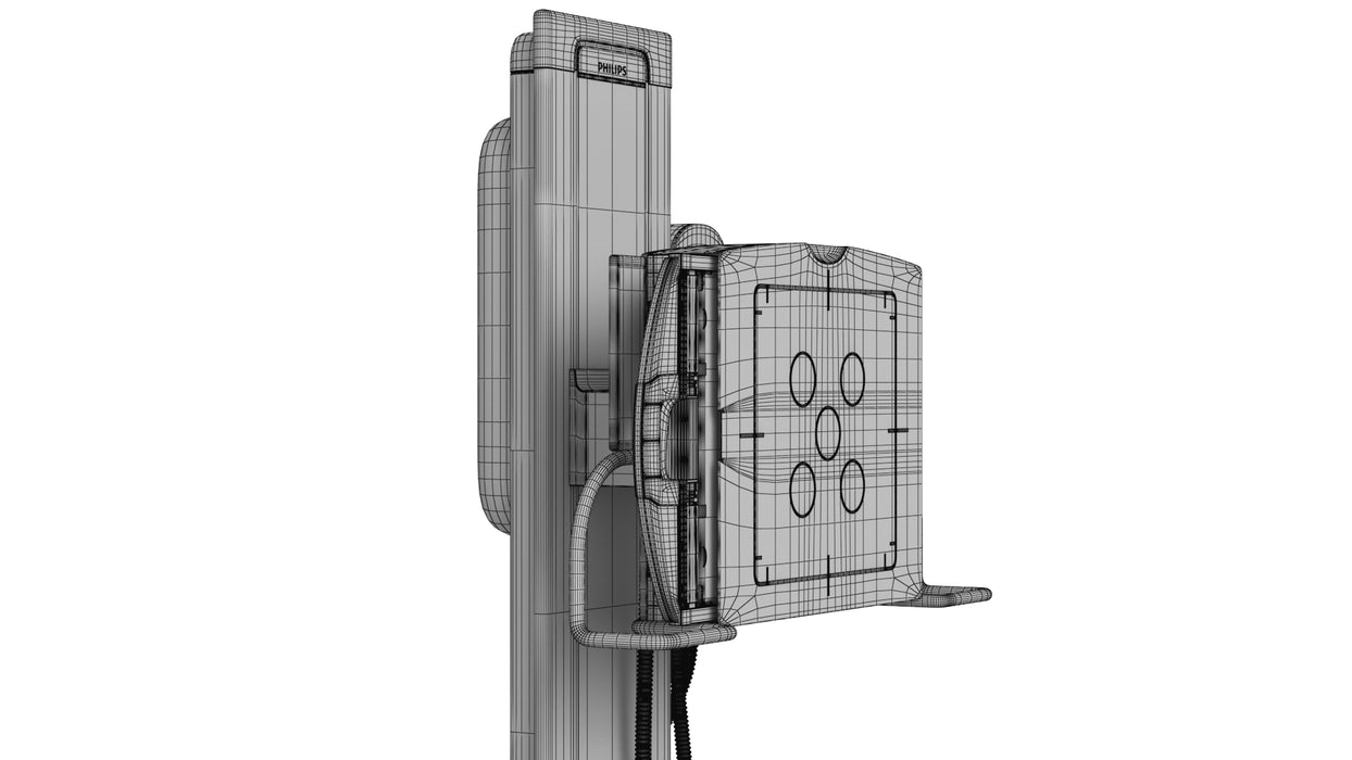 Philips Fluoroscopy CombiDiagnost R90 Set 3D Model