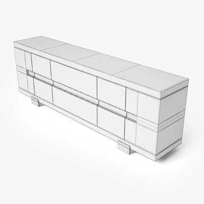 Dining Console Table 3D Model