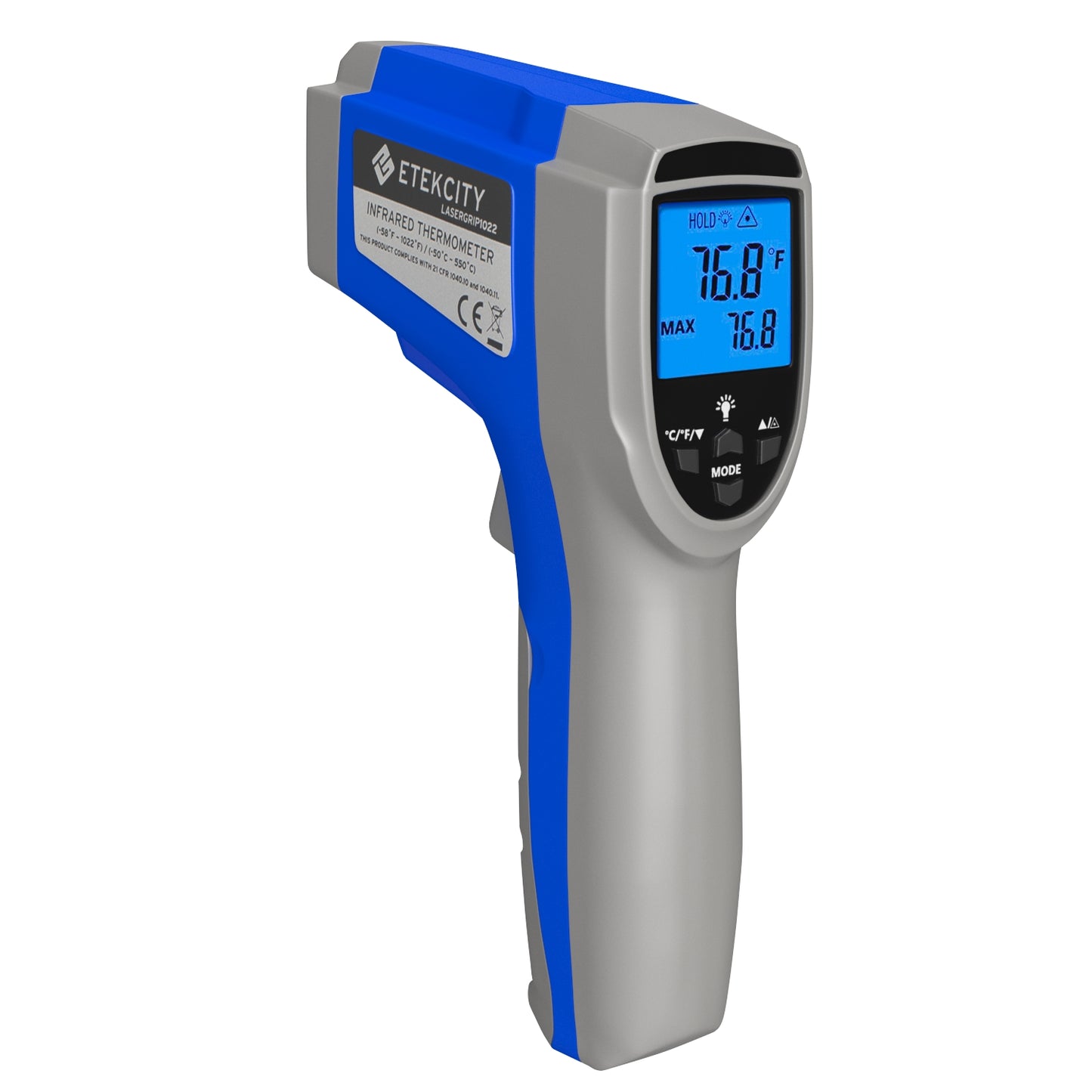 Etekcity 1022 Digital Laser Infrared Thermometer 3D Model