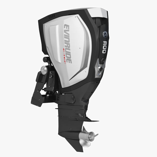 Evinrude E-TEC G2 Outboard Motor 3D Model