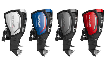 Evinrude E-TEC G2 Outboard Motor 3D Model