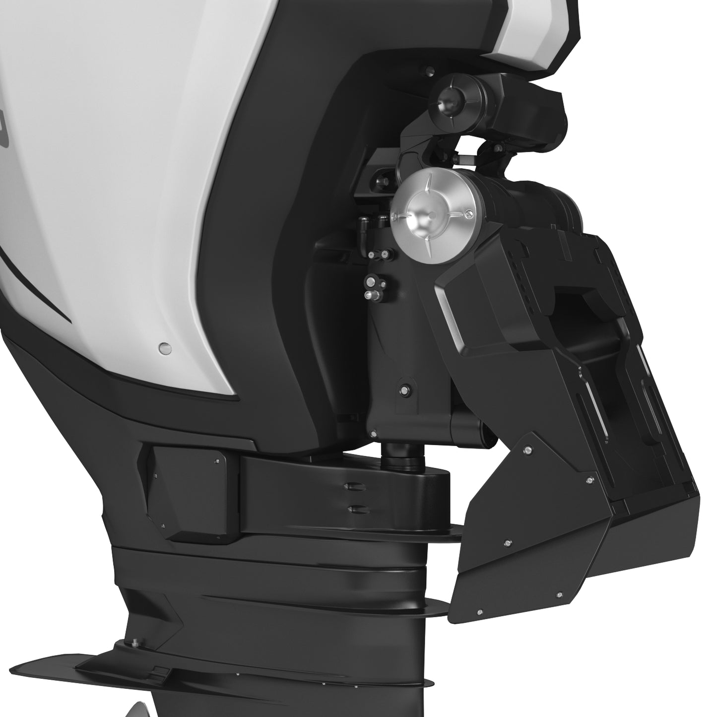 Evinrude E-TEC G2 Outboard Motor 3D Model