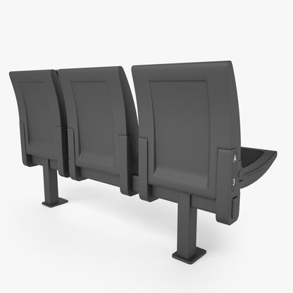 Figueras 302 Arena Stadium Seating Chair 3D Model