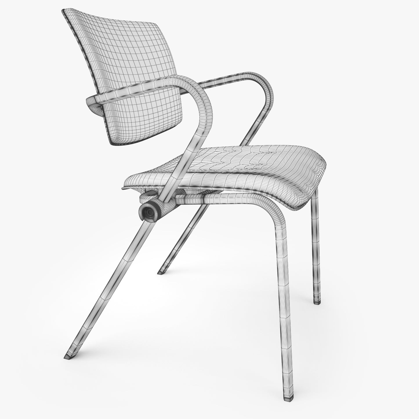 Figueras 430 Delta Plus Conference Chair 3D Model