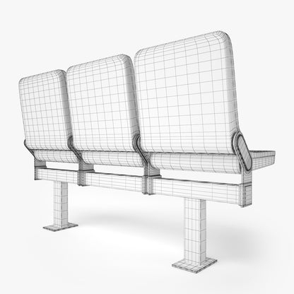 Figueras 800 Compac Auditorium Seating 3D Model