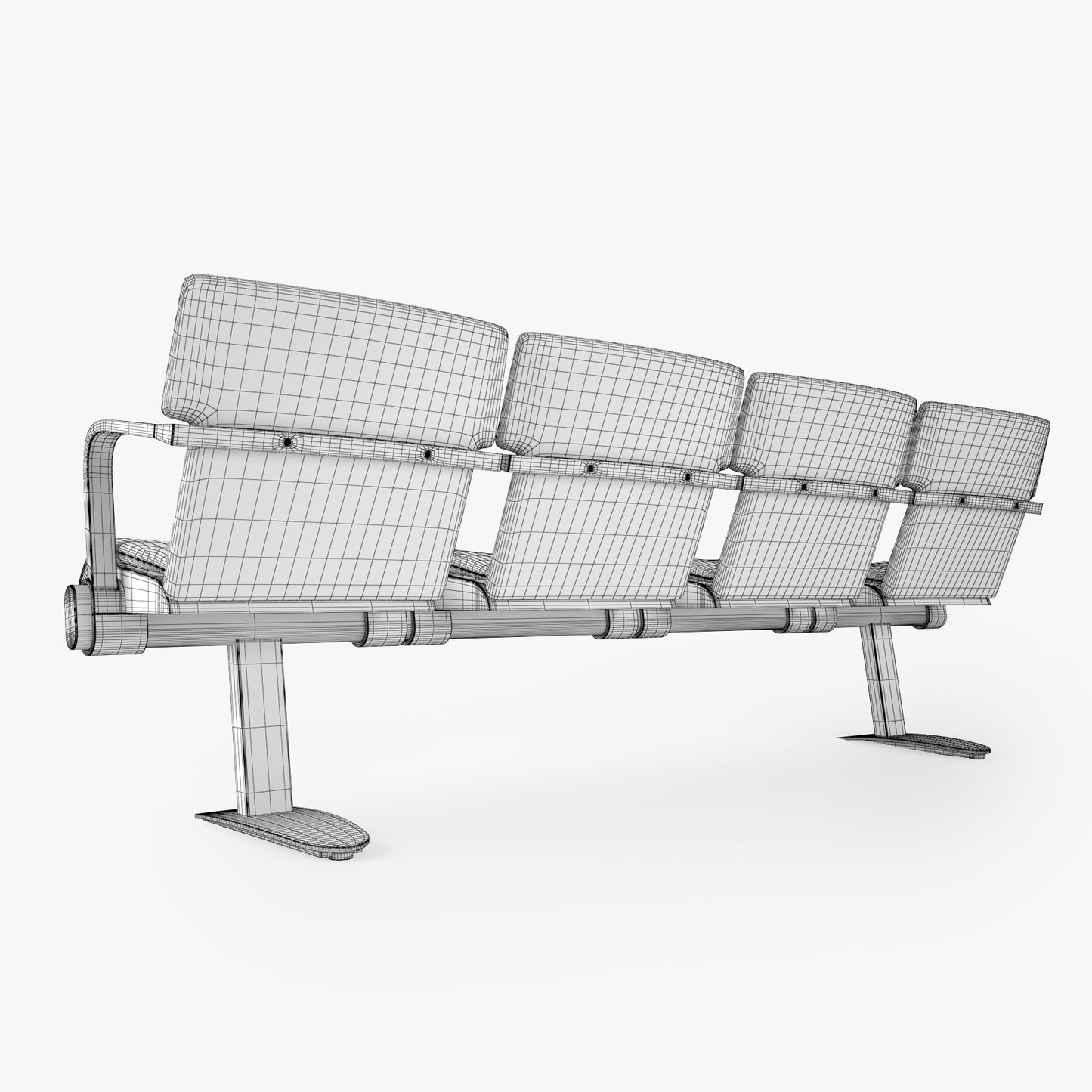 FREE Waiting Chair 3D Model