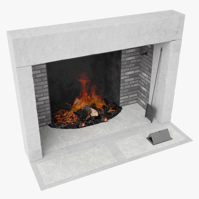 FREE Fireplace 3D Model