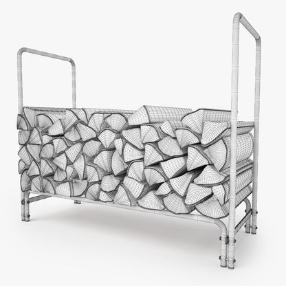 Firewood Rack for Fireplaces 3D Model