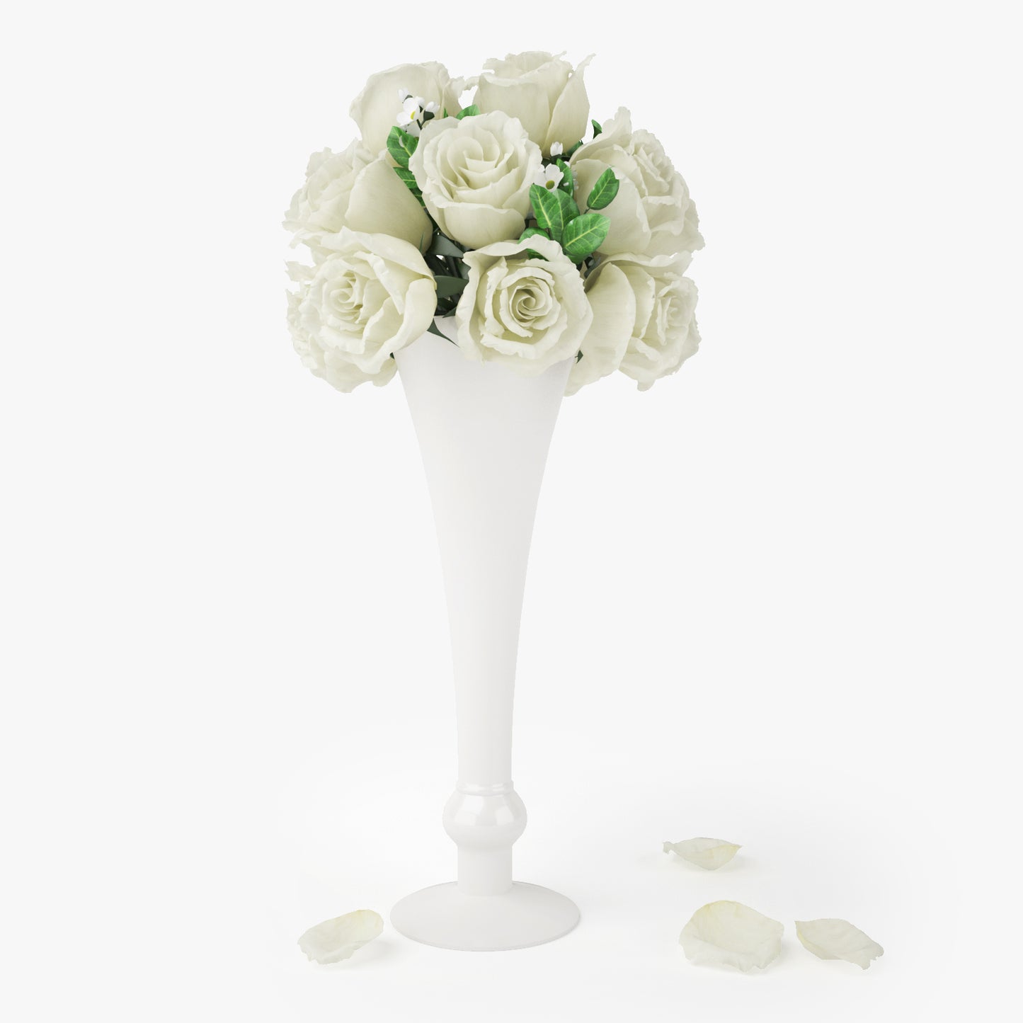 FREE Rose Bouquets Flowers in Vase 3D Model