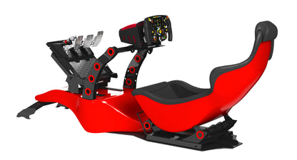 Formula 1 Racing Game Simulator Seat Collection 3D Model