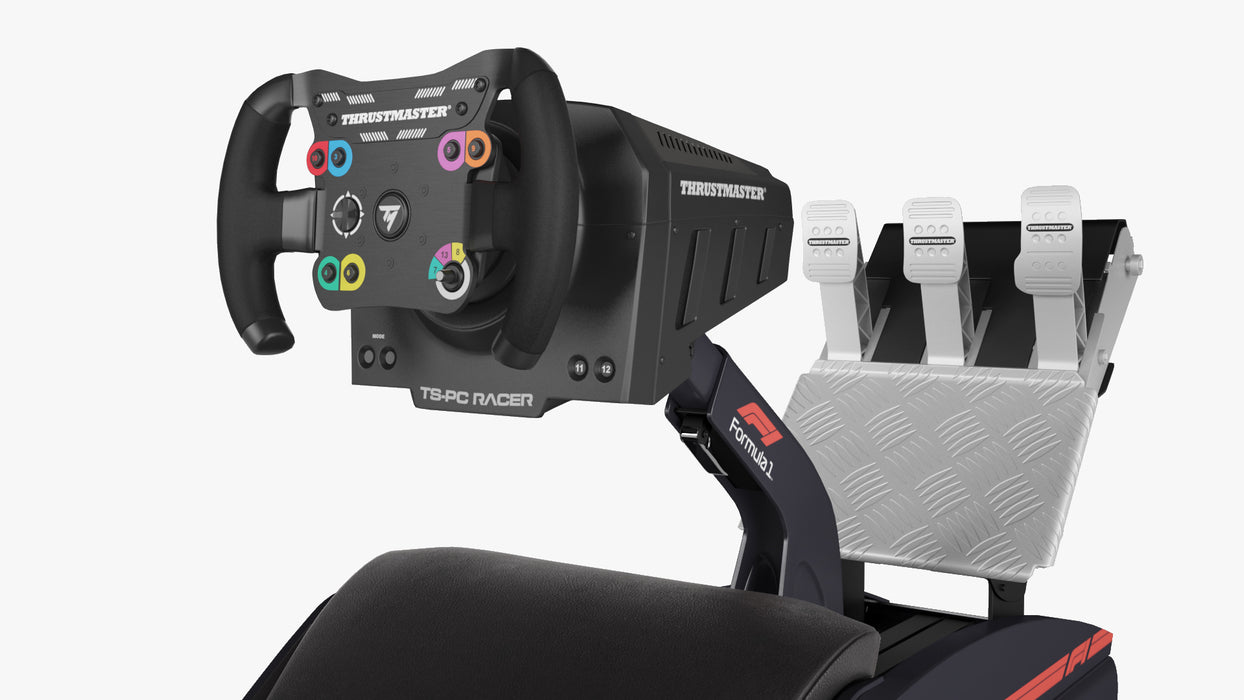 Formula 1 Racing Game Simulator Seat Collection 3D Model
