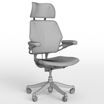 Humanscale Freedom Headrest Executive Chair 3D Model