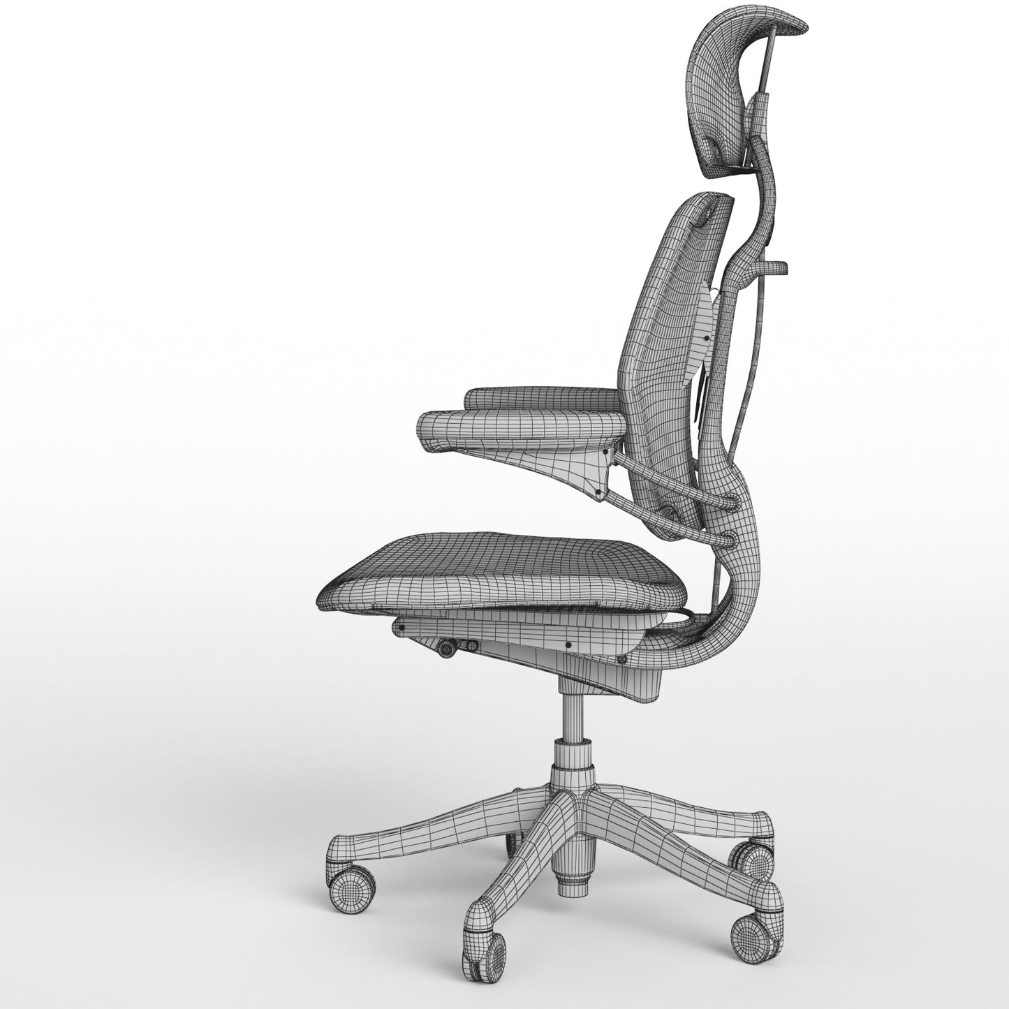 Humanscale Freedom Headrest Executive Chair 3D Model