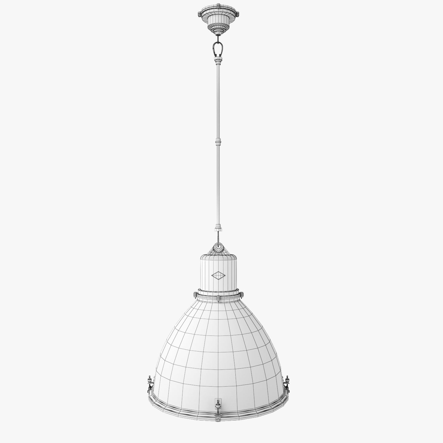 FREE Fulton Large Pendant 3D Model