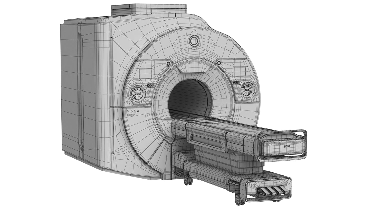 GE Healthcare SIGNA Premier AIR Edition 3T MRI Scanner 3D Model