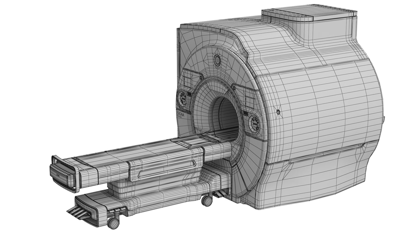 GE Healthcare SIGNA Premier AIR Edition 3T MRI Scanner 3D Model