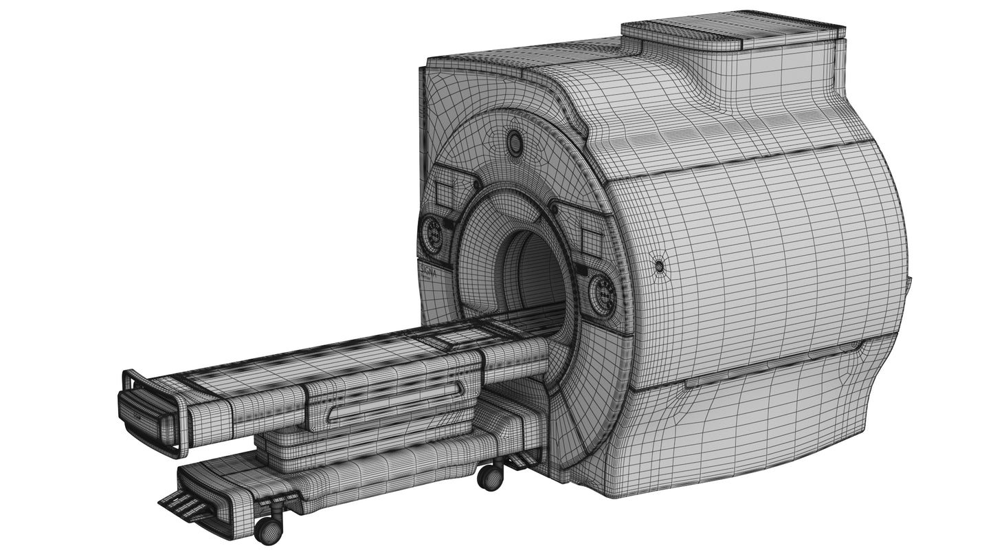 GE Healthcare SIGNA Premier AIR Edition 3T MRI Scanner 3D Model