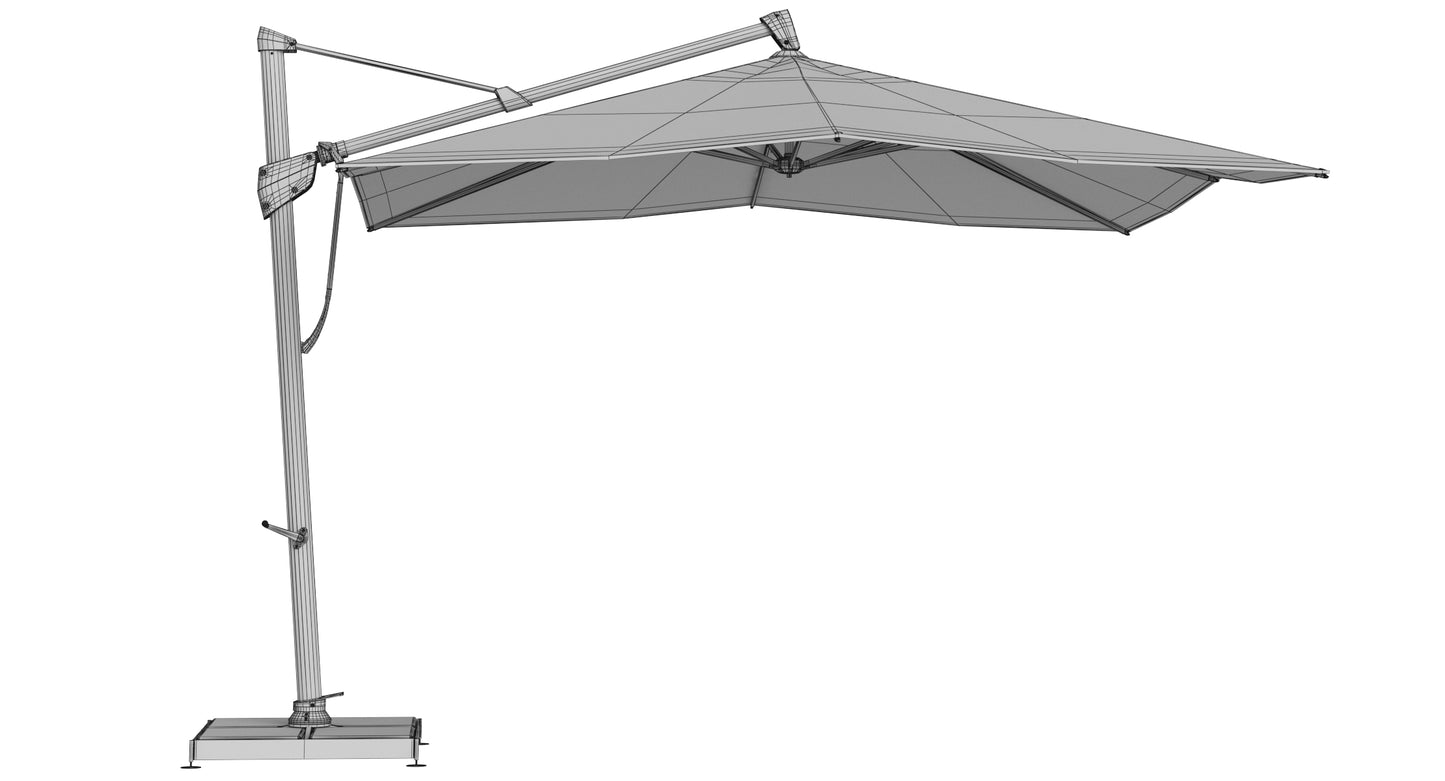 Glatz Sombrano S Plus Patio Umbrella Sunshade 3D Model