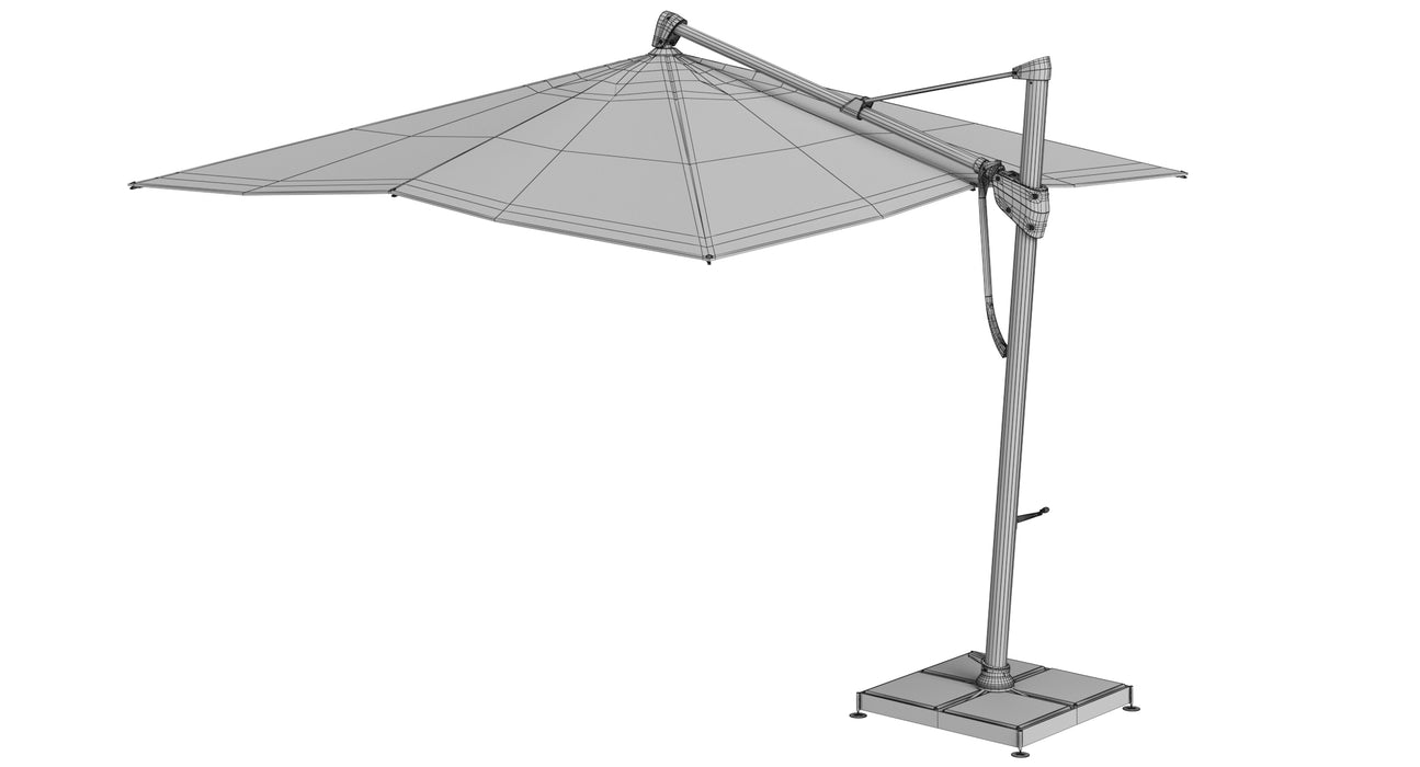 Glatz Sombrano S Plus Patio Umbrella Sunshade 3D Model