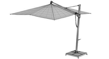 Glatz Sombrano S Plus Patio Umbrella Sunshade 3D Model