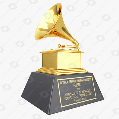 Grammy Award Trophy 3D Model