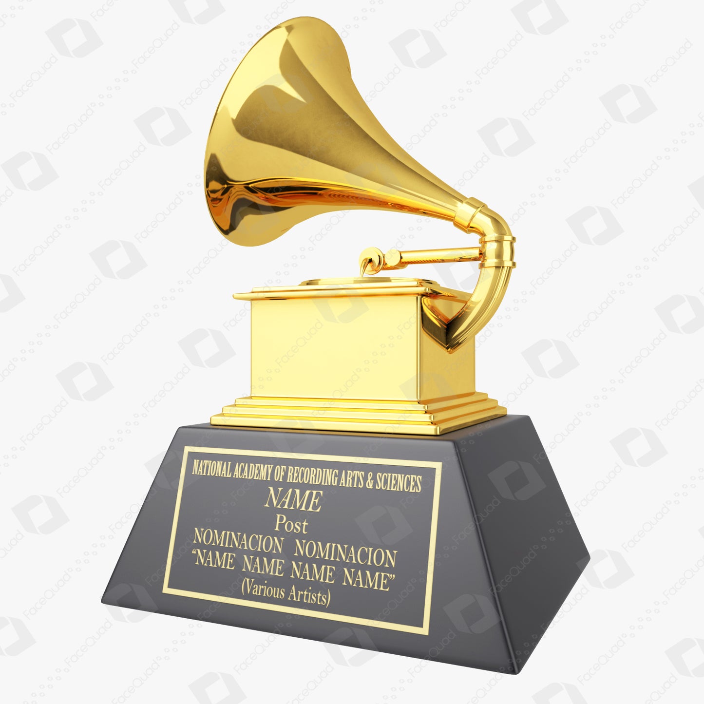 Grammy Award Trophy 3D Model