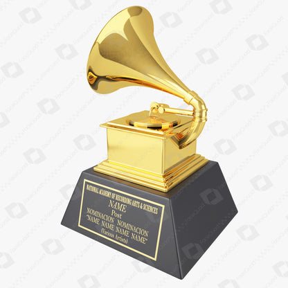 Grammy Award Trophy 3D Model