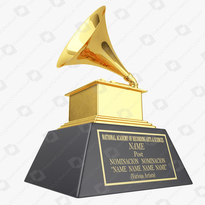 Grammy Award Trophy 3D Model