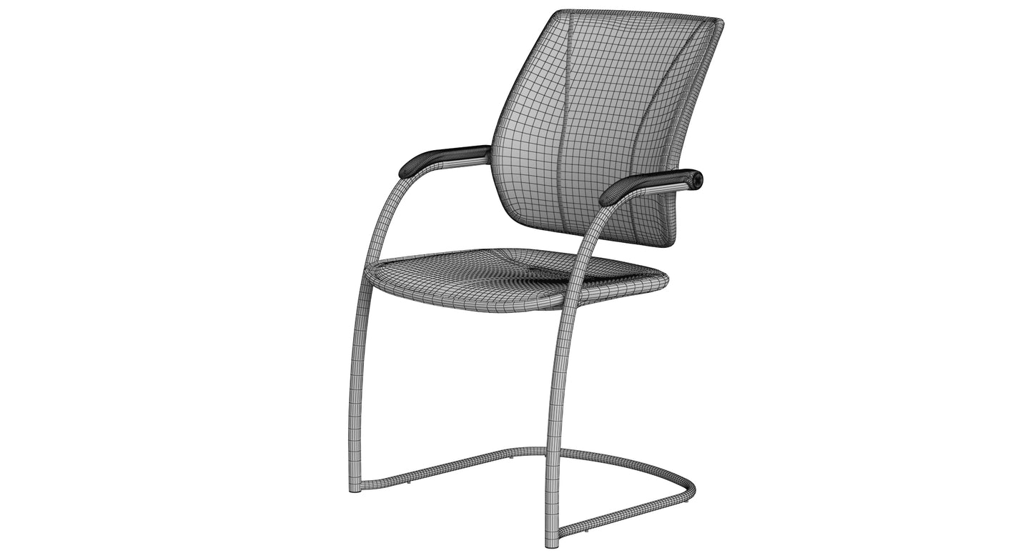 Humanscale Diffrient Occasional Office Chair 3D Model