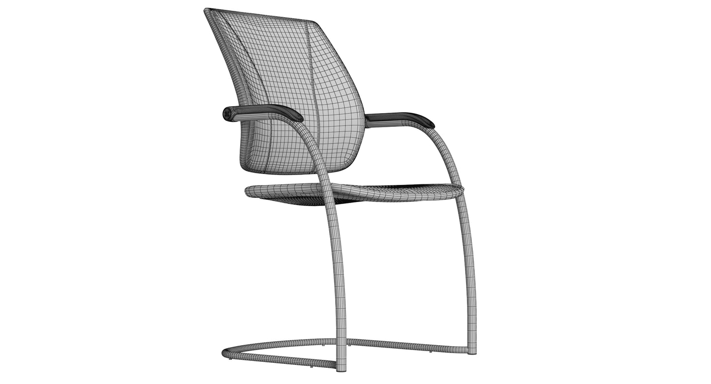 Humanscale Diffrient Occasional Office Chair 3D Model