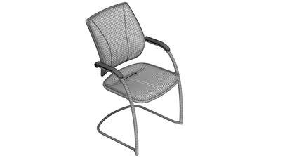 Humanscale Diffrient Occasional Office Chair 3D Model