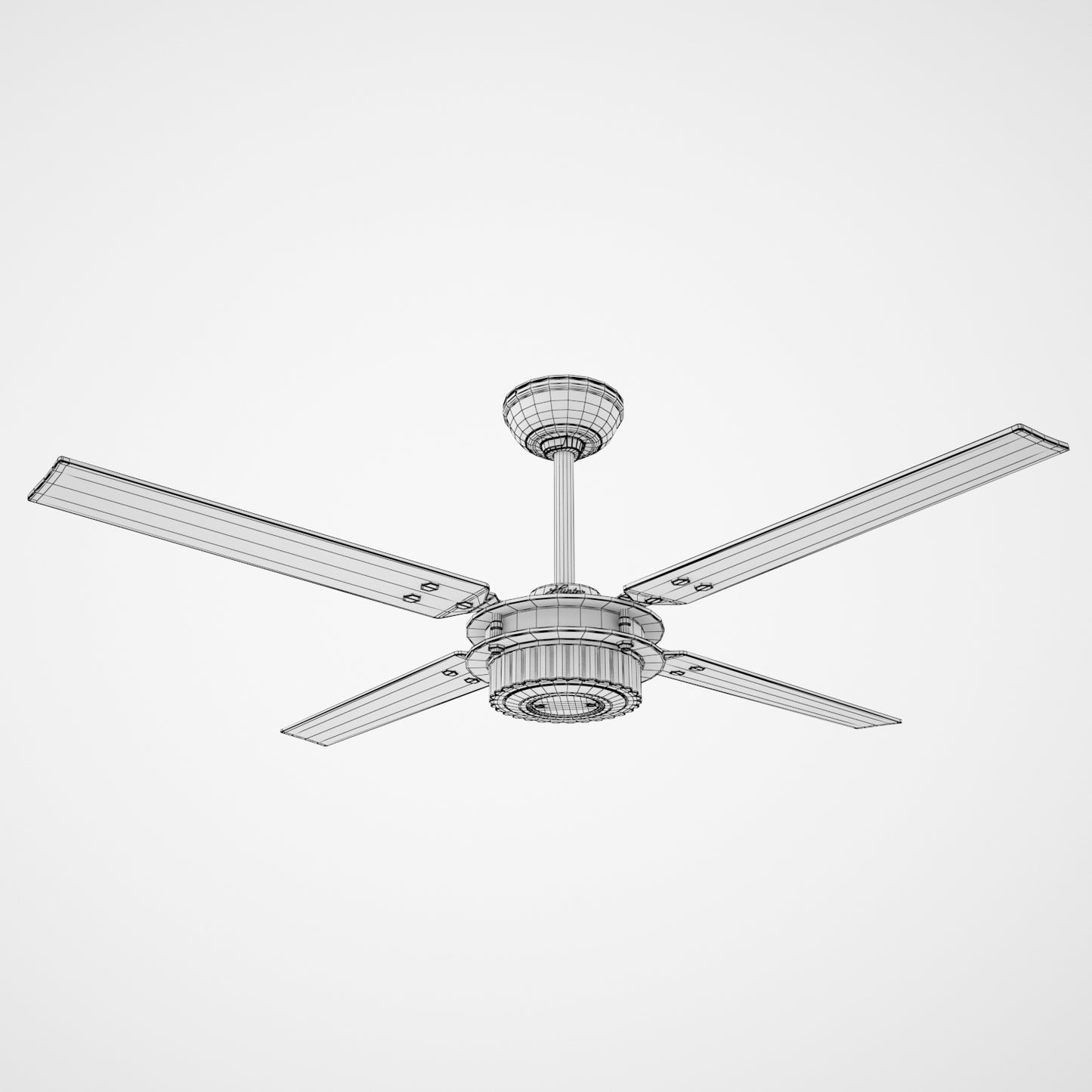 Hunter Chronicle Ceiling Fan 3D Model