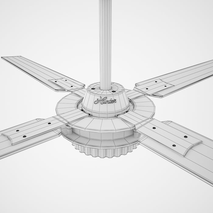 Hunter Chronicle Ceiling Fan 3D Model