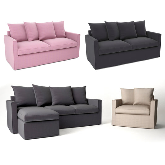 FREE IKEA Harnosand Sofa 3D Model