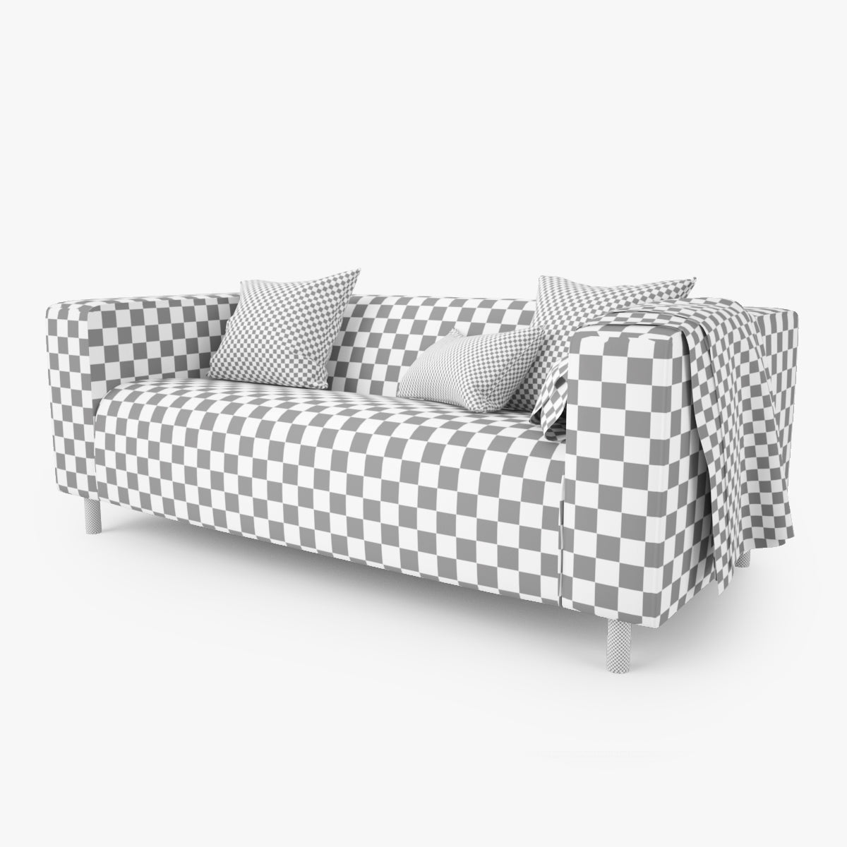 FREE IKEA Klippan Loveseat Sofa 3D Model