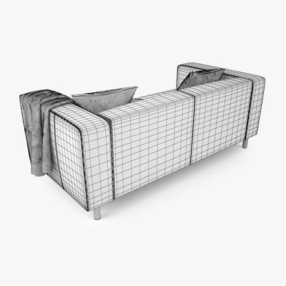 FREE IKEA Klippan Loveseat Sofa 3D Model