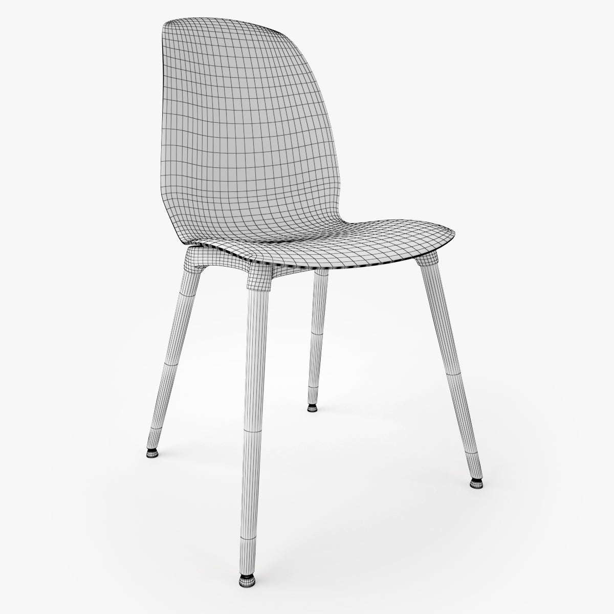 FREE IKEA Leifarne Dining Chair 3D Model