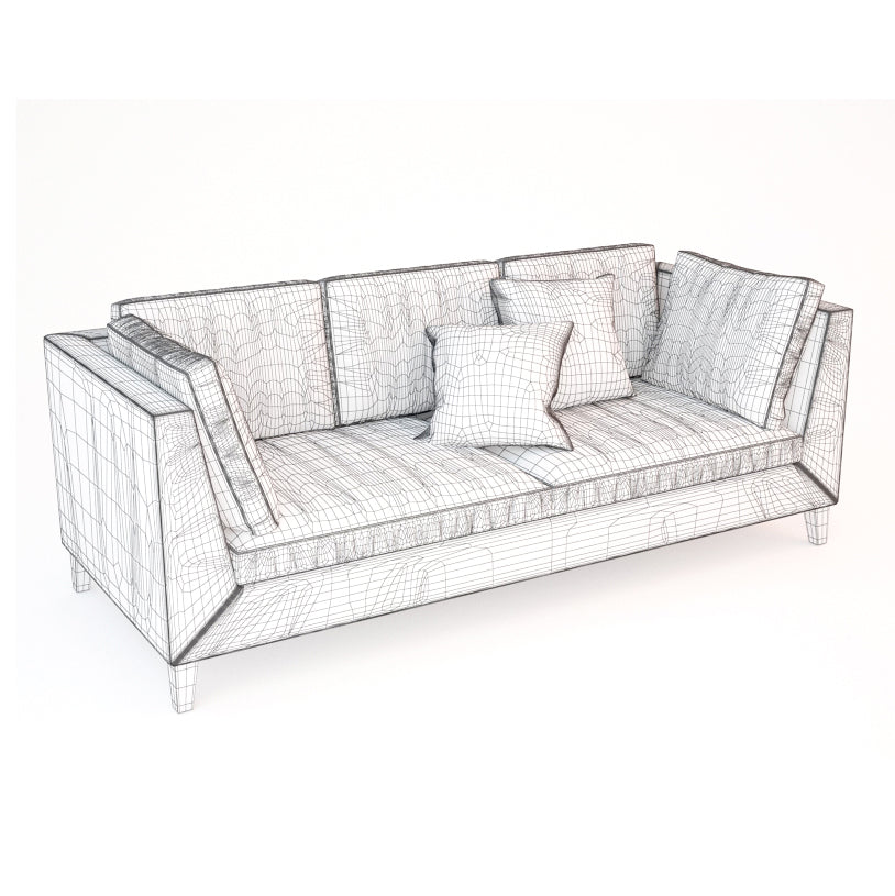 FREE Ikea Stockholm Sofa 3D Model