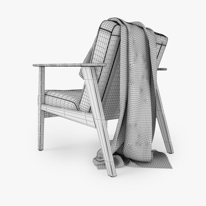 IKEA Ekenaset Chair 3D Model