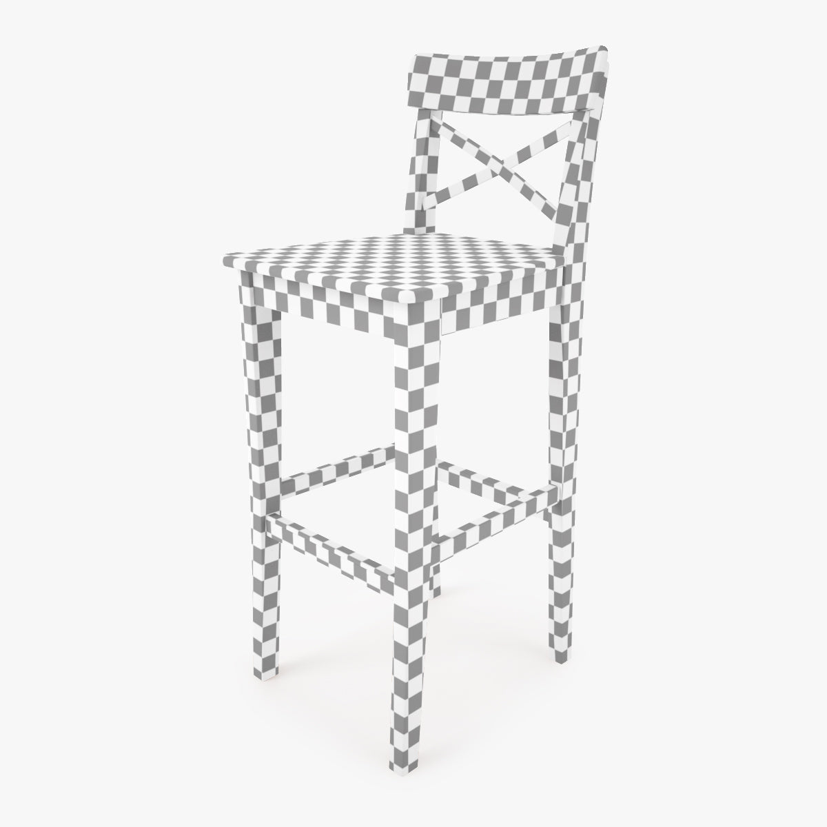 IKEA Ingolf Bar Stool 3D Model