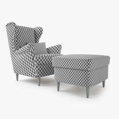 IKEA Strandmon Wing Chair 3D Model