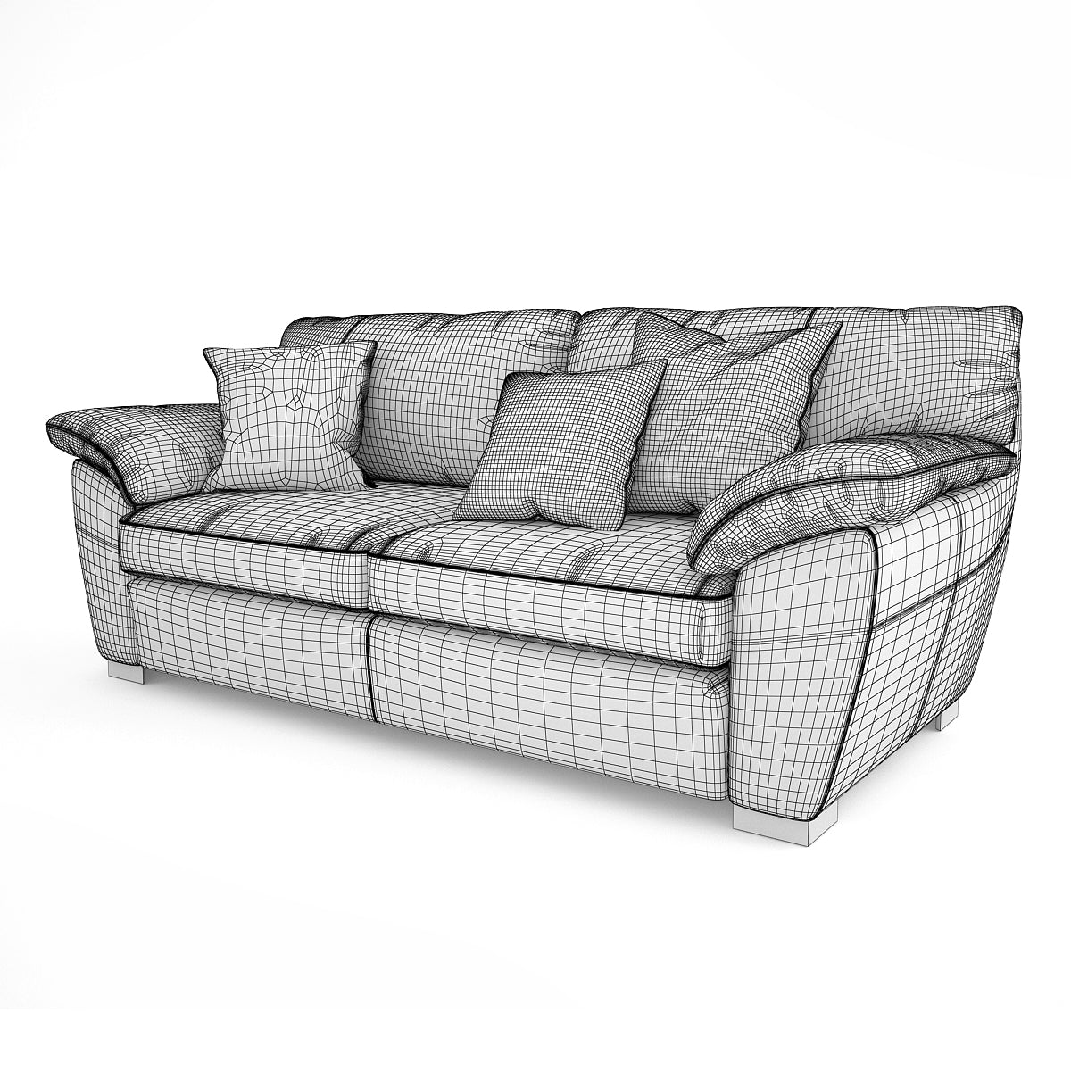 FREE IKEA Vreta Sofa 3D Model