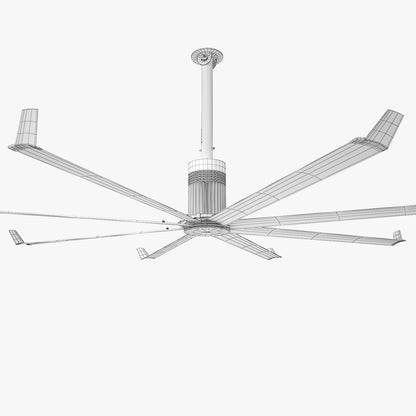 Big Ass Fans Ceiling Fan 3D Model